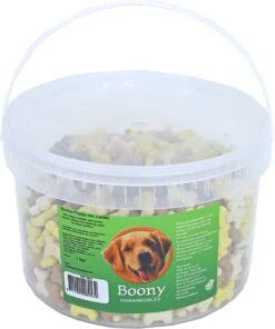 Boony Hondenkoek Puppy Botjes Mix Vanille, Emmer A 1000 Gram -Hondenbenodigdheden Winkel 1003x1200