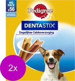 Pedigree Dentastix Mini Hond Voordeelpak - Gebitsverzorgende Hondensnack - 2 X 56 Stuks