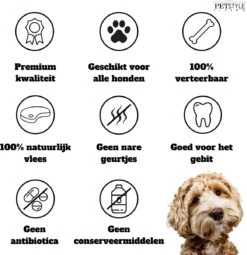 Petstyleliving Geknoopt Bot Met Kip 20-21cm - 6 Stuks - Hersluitbaar - Hondensnacks -Hondenbenodigdheden Winkel 1164x1200