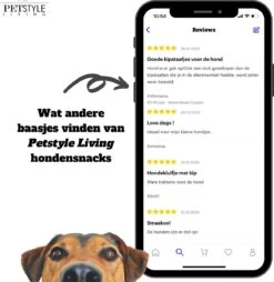 Petstyleliving Geknoopt Bot Met Kip 20-21cm - 6 Stuks - Hersluitbaar - Hondensnacks -Hondenbenodigdheden Winkel 1166x1200