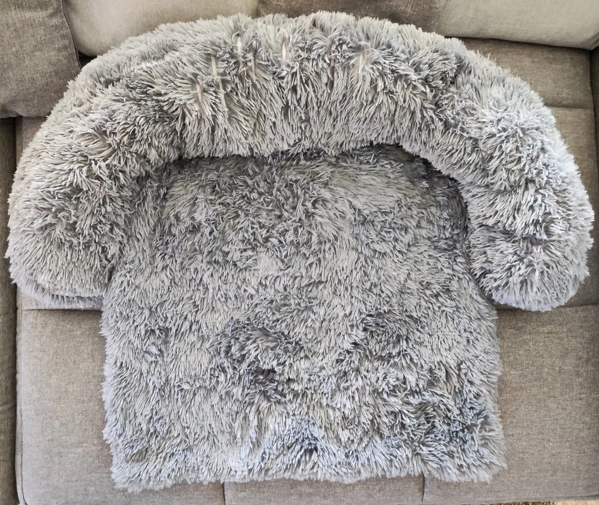 Kussen Voor Hond Of Meerdere Katten | Fluffy Dierenkussen Van Pluche | Kat | Bank | Mand | Hondenmand Of Kattenmand | Hondendeken & Bankbeschermer Max. 20 Kg | Donkergrijs | Maat L 2 Kussen Voor Hond Of Meerdere Katten | Fluffy Dierenkussen Van Pluche | Kat | Bank | Mand | Hondenmand Of Kattenmand | Hondendeken & Bankbeschermer Max. 20 Kg | Donkergrijs | Maat L - Afbeelding 2