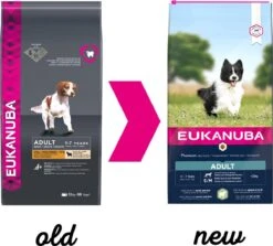 Eukanuba Dog Adult Small/Medium Breed Lamb / Rice - 12 KG -Hondenbenodigdheden Winkel 1200x1082