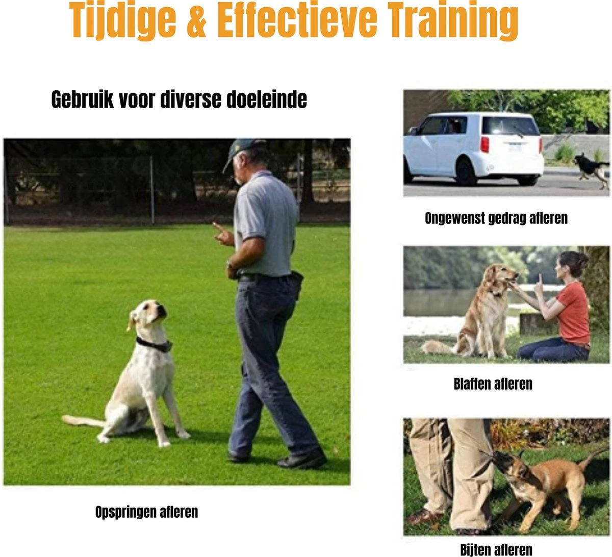 W&Z® Anti Blafband Inclusief Afstandsbediening- 3-60KG - Diervriendelijk - Zonder Schok - Vibratie/Audio/Licht - Anti Blaf Band - Water Bestendig 7 W&Z® Anti Blafband Inclusief Afstandsbediening- 3-60KG - Diervriendelijk - Zonder Schok - Vibratie/Audio/Licht - Anti Blaf Band - Water Bestendig - Afbeelding 7