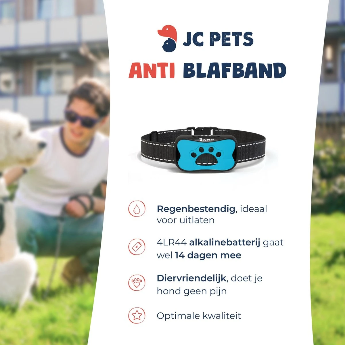Anti Blafband - Blafband Voor Honden - Anti Blaf Apparaat - Blafband - Diervriendelijk & Zonder Schok 2 Anti Blafband - Blafband Voor Honden - Anti Blaf Apparaat - Blafband - Diervriendelijk & Zonder Schok - Afbeelding 2