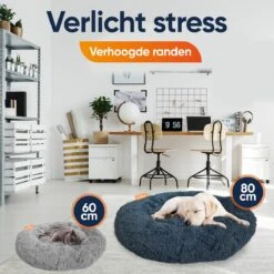 Happysnoots Hondenmand Met Rits - 80cm - Hondenbed - Donut Dog Bed - Fluffy - Grijs - Wasbaar 16 Happysnoots Hondenmand Met Rits - 80cm - Hondenbed - Donut Dog Bed - Fluffy - Grijs - Wasbaar -Hondenbenodigdheden Winkel 1200x1200 171