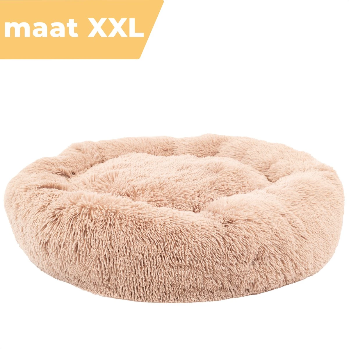 Coooper Donut Hondenmand - Fluffy Hondenmand - 100 Cm - XXL - Wasbaar - Pluche 1 Coooper Donut Hondenmand - Fluffy Hondenmand - 100 Cm - XXL - Wasbaar - Pluche