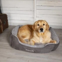 Comfortabele Zacht Gevoerde Hondenmand - Scruffs Cosy - Grijs, Bruin Of Beige - Maat S/M/L/XL - Kleur: Grijs, Maat: Medium -Hondenbenodigdheden Winkel 1200x1200 189
