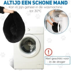 Pawzle Hondenmand - Donut Hondenkussen - Kattenmand - Bed Voor Honden & Katten - Wasbaar - 60cm - Zwart 11 Pawzle Hondenmand - Donut Hondenkussen - Kattenmand - Bed Voor Honden & Katten - Wasbaar - 60cm - Zwart -Hondenbenodigdheden Winkel 1200x1200 219