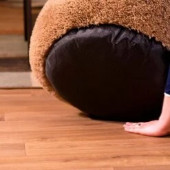 Peaceful Pooch L - Pluizig Hondenbed - 94cm Diameter - Opvouwbaar - In Verschillende Maten. Kattenbed - Wasbaar - Uitneembare Vulling - Ontspant Gewrichten En Spieren - Anti-slip Noppenbodem -Hondenbenodigdheden Winkel 1200x1200 270