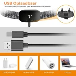 Amaeze Anti Blafband - Opvoedingshalsband Zonder Schok En Diervriendelijk – Blafband Voor Honden – Opvoedingshalsbanden - Voor Kleine En Grote Honden - Antiblafband Zonder Schok Waterdicht - Oplaadbaar - Vibratie En Audio -Hondenbenodigdheden Winkel 1200x1200 3