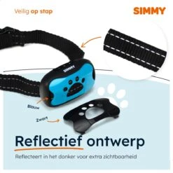 Simmy Anti Blafband - Diervriendelijke Opvoedingshalsband - Zwart En Blauw - Diervriendelijk - Zonder Schok - Anti Blaf Band Voor Grote En Kleine Honden -Hondenbenodigdheden Winkel 1200x1200 36