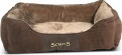 Hondenmand Zacht En Stevig, Anti-Slip En Wasbaar - Scruffs Chester Box Bed - In Grijs En Bruin In Maat S Tot XL - Kleur: Grijs, Maat: Large -Hondenbenodigdheden Winkel 1200x548