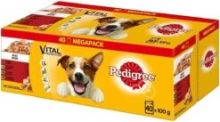 Pedigree Nat Hondenvoedsel 40 Zakjes Van 100gr = 4 Kg Nat Hondenvoer -Hondenbenodigdheden Winkel 1200x668