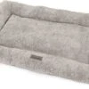 Scruffs Cosy Benchkussen - Superzacht Hondenkussen Met Anti-slip Onderkant - Imitatie Suède - Grijs - M - 90 X 60 Cm
