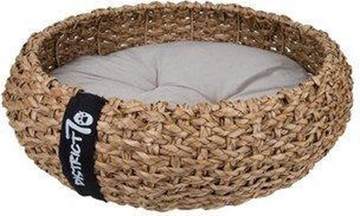 District 70 COCOON - Luxe Hondenmand Van Duurzaam Hoogwaardig Riet Met Zacht Kussen - Maten S/M/L - Large 9 District 70 COCOON - Luxe Hondenmand Van Duurzaam Hoogwaardig Riet Met Zacht Kussen - Maten S/M/L - Large - Afbeelding 9