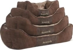 Hondenmand Zacht En Stevig, Anti-Slip En Wasbaar - Scruffs Chester Box Bed - In Grijs En Bruin In Maat S Tot XL - Kleur: Grijs, Maat: Large -Hondenbenodigdheden Winkel 1200x825