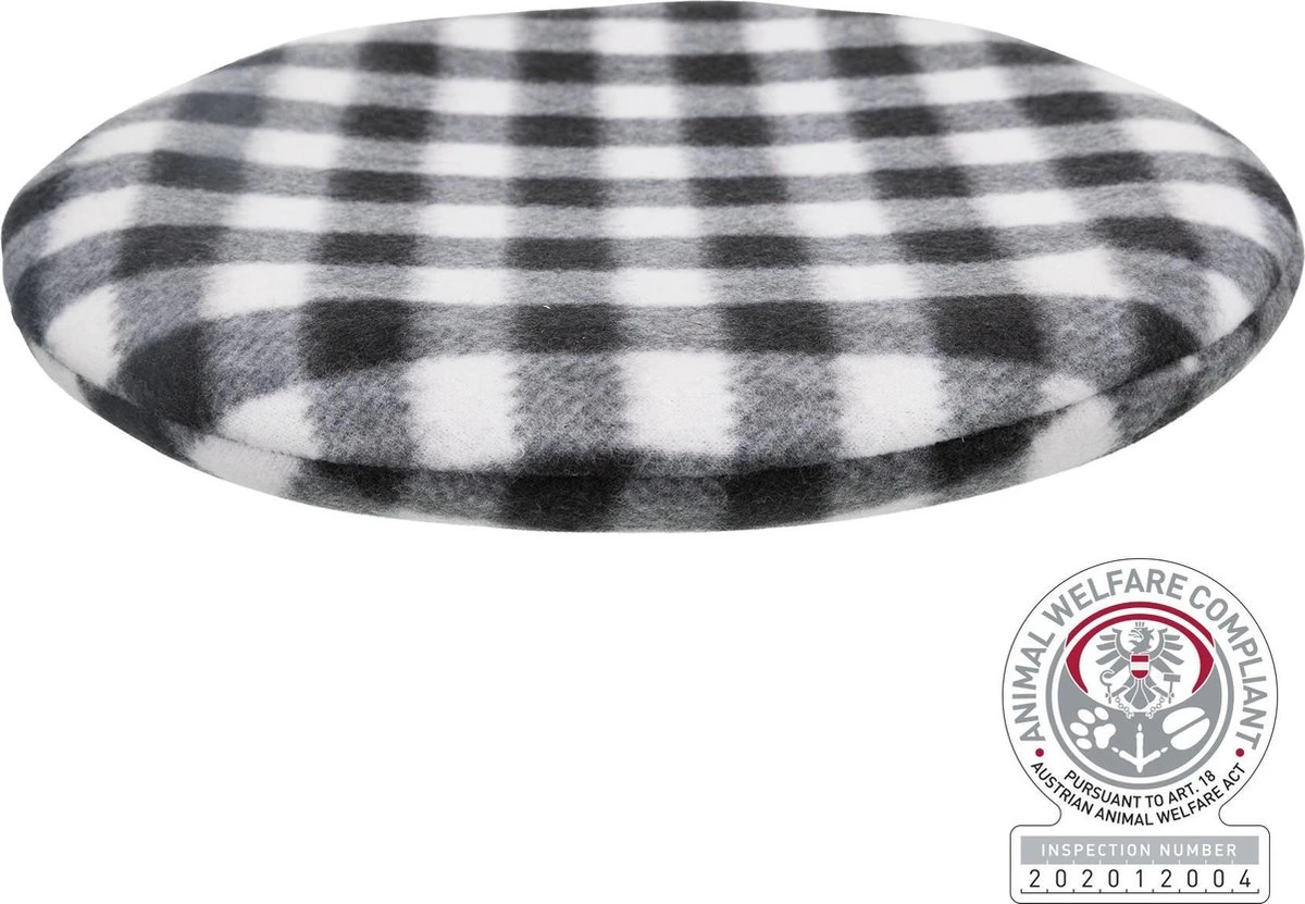 Trixie Warmtekussen Voor De Magnetron Zwart&Wit - - ø 26 Cm 6 Trixie Warmtekussen Voor De Magnetron Zwart&Wit - - ø 26 Cm - Afbeelding 6