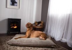 Scruffs Chateau - Hondenbed Orthopedisch Met Memory Foam Voor Extra Steun Voor Rug En Gewrichten - Grijs & Bruin Maat M/L - Kleur: Grijs, Maat: Medium -Hondenbenodigdheden Winkel 1200x844