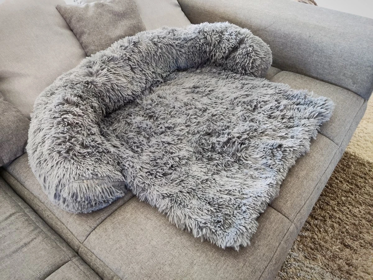 Kussen Voor Hond Of Meerdere Katten | Fluffy Dierenkussen Van Pluche | Kat | Bank | Mand | Hondenmand Of Kattenmand | Hondendeken & Bankbeschermer Max. 20 Kg | Donkergrijs | Maat L 1 Kussen Voor Hond Of Meerdere Katten | Fluffy Dierenkussen Van Pluche | Kat | Bank | Mand | Hondenmand Of Kattenmand | Hondendeken & Bankbeschermer Max. 20 Kg | Donkergrijs | Maat L