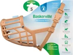 Baskerville Classic Muzzle Muilkorf - Maat 5 -Hondenbenodigdheden Winkel 1200x906