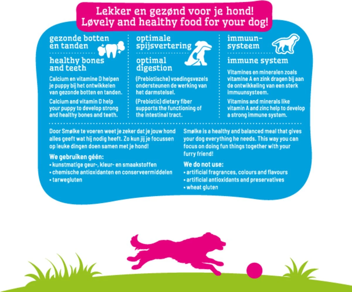 Smolke Puppy Hondenvoer - Mini/medium - 3 Kg 5 Smolke Puppy Hondenvoer - Mini/medium - 3 Kg - Afbeelding 5