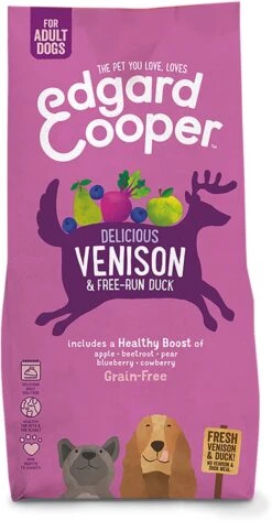 Edgard & Cooper Verse Hert & Scharreleend Adult - Hondenvoer - 12 Kg -Hondenbenodigdheden Winkel 626x1200 1