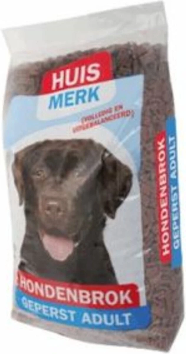 Merkloos Huismerk Hondenbrok Geperst Adult - 20 KG 1 Merkloos Huismerk Hondenbrok Geperst Adult - 20 KG