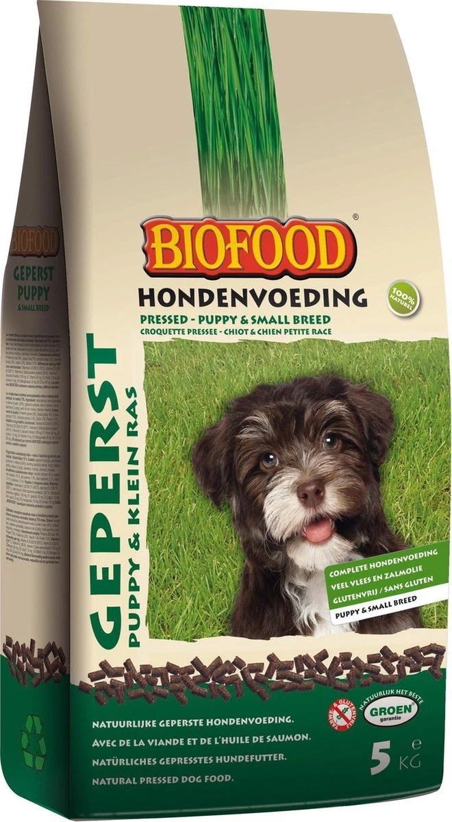 Biofood Geperst Puppy En Kleine Rassen - Hondenvoer - 5 Kg 4 Biofood Geperst Puppy En Kleine Rassen - Hondenvoer - 5 Kg - Afbeelding 4
