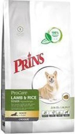 Prins Procare Hypoallergic Senior - Lam & Rijst - Hondenvoer - 15 Kg -Hondenbenodigdheden Winkel 668x1200 1