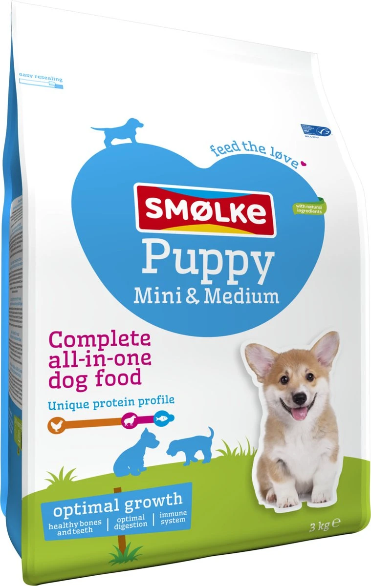 Smolke Puppy Hondenvoer - Mini/medium - 3 Kg 13 Smolke Puppy Hondenvoer - Mini/medium - 3 Kg - Afbeelding 13