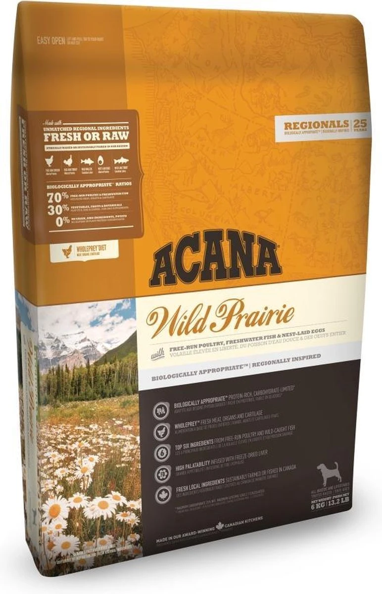 Acana Regionals Wild Prairie Dog 11,4 Kg - Hond 1 Acana Regionals Wild Prairie Dog 11,4 Kg - Hond