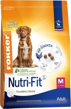 Fokker Nutri-Fit Adult Medium -Hondenbenodigdheden Winkel 781x1200