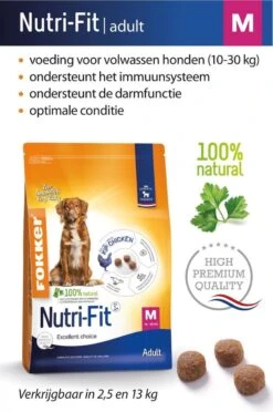 Fokker Nutri-Fit Adult Medium -Hondenbenodigdheden Winkel 797x1200 3