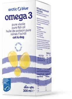 Arctic Blue - Pure Arctische Omega-3 Visolie 300 Ml Fles - Dier - MSC - Hond - Kat -Hondenbenodigdheden Winkel 871x1200 1