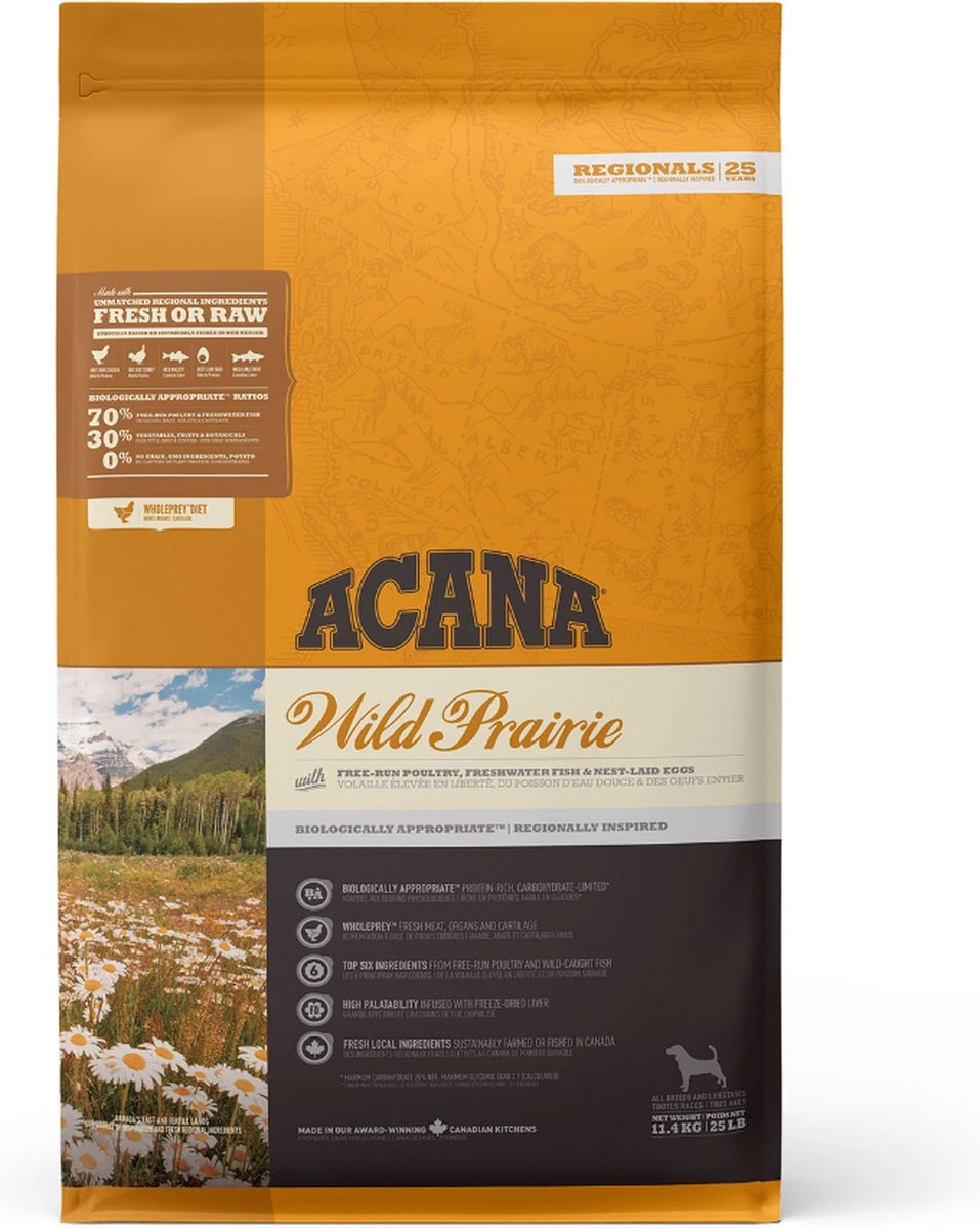 Acana Regionals Wild Prairie Dog 11,4 Kg - Hond 16 Acana Regionals Wild Prairie Dog 11,4 Kg - Hond - Afbeelding 16