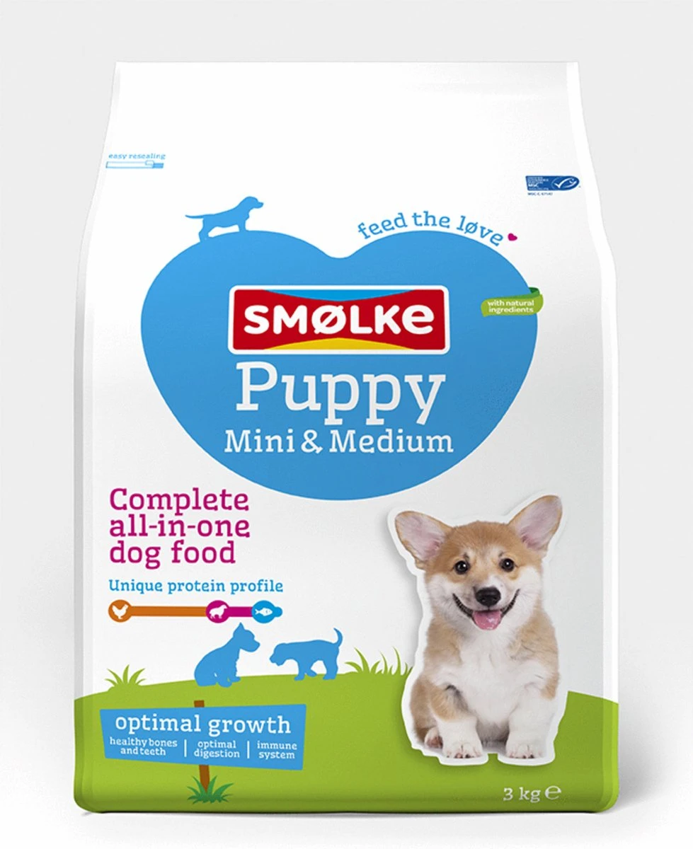 Smolke Puppy Hondenvoer - Mini/medium - 3 Kg 12 Smolke Puppy Hondenvoer - Mini/medium - 3 Kg - Afbeelding 12
