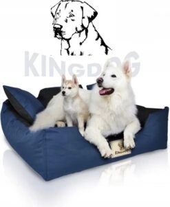 Kingdog - Groot Honden- En Kattenbed | Dierenmand 100 X 75 | Groen - Maat L -Hondenbenodigdheden Winkel 985x1200