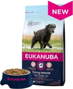 Eukanuba Caring Senior Large Breed Kip - Hondenvoer - 15 Kg -Hondenbenodigdheden Winkel 991x1200